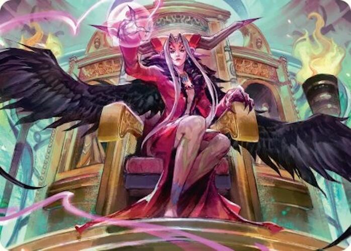 09/53 - Sorceress's Schemes Art Card [FINAL FANTASY: Art Series] [Non-Stamped]