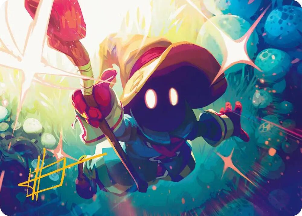 17/53 - Vivi Ornitier Art Card [FINAL FANTASY: Art Series] [Gold-Stamped]