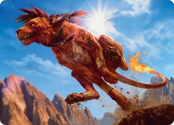30/53 - Red XIII, Proud Warrior Art Card [FINAL FANTASY: Art Series] [Non-Stamped]