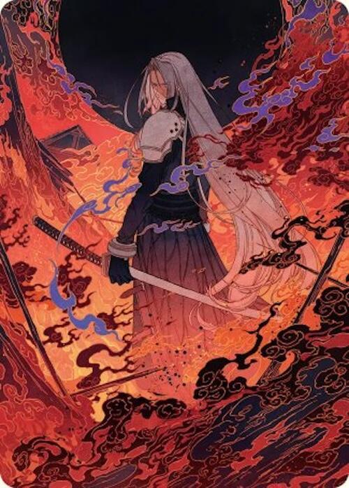 35/53 - Nibelheim Aflame Art Card [FINAL FANTASY: Art Series] [Non-Stamped]