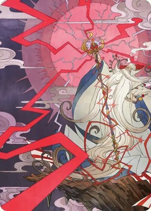 40/53 - Summon: Esper Ramuh Art Card [FINAL FANTASY: Art Series] [Non-Stamped]