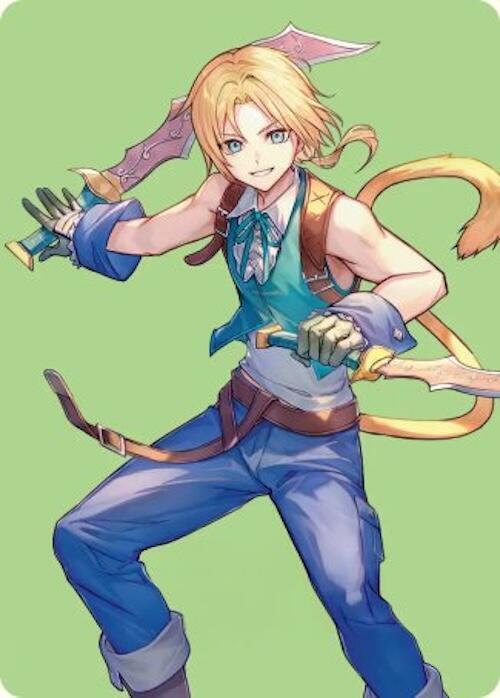 49/53 - Zidane, Tantalus Thief Art Card [FINAL FANTASY: Art Series] [Non-Stamped]