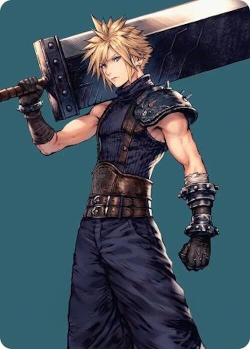 50/53 - Cloud, Ex-SOLDIER Art Card [FINAL FANTASY: Art Series] [Non-Stamped]