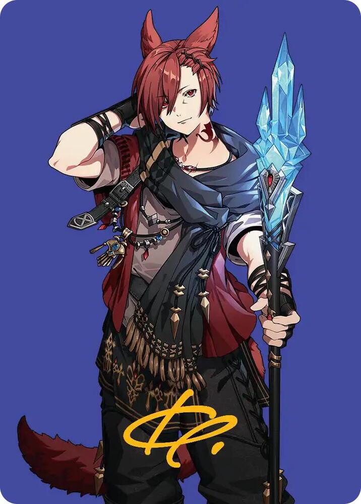 51/53 - G'raha Tia, Scion Reborn Art Card [FINAL FANTASY: Art Series] [Gold-Stamped]