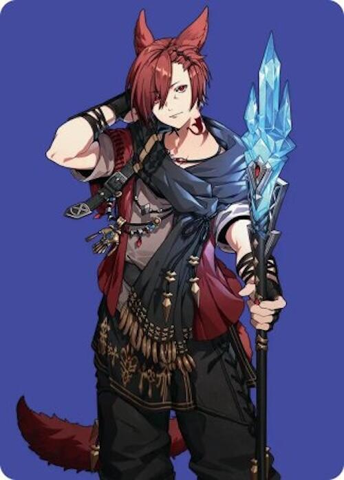 51/53 - G'raha Tia, Scion Reborn Art Card [FINAL FANTASY: Art Series] [Non-Stamped]