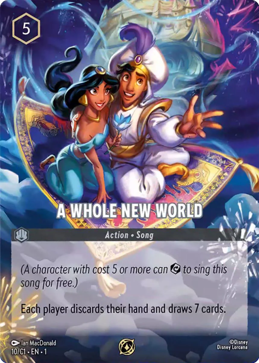 A Whole New World - 10/C1 [Disney Lorcana Promo Cards] [Non-Foil]