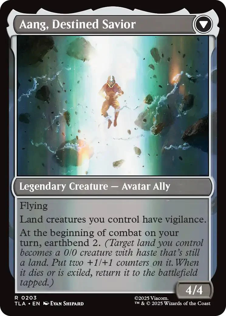 Aang, at the Crossroads // Aang, Destined Savior [203] [Avatar: The Last Airbender] [Non-Foil] - Image 2