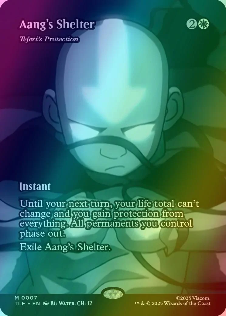 Aang's Shelter - Teferi's Protection [7] [Borderless] [Source Material] [Avatar: The Last Airbender Eternal] [Foil]