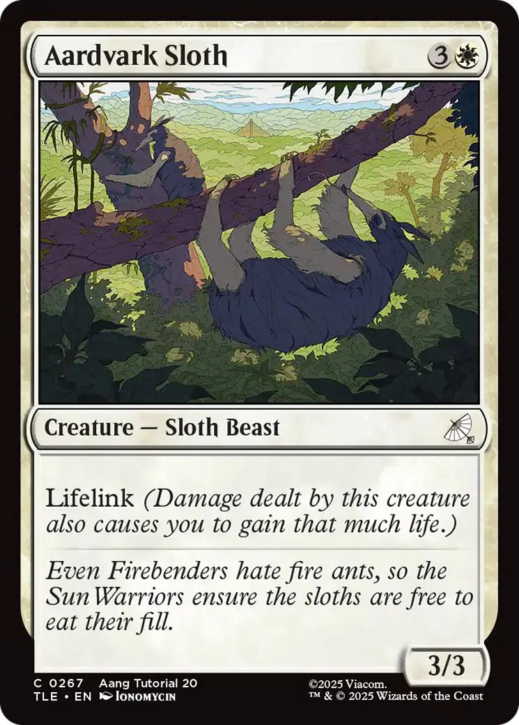 Aardvark Sloth [267] [Avatar: The Last Airbender Eternal] [Non-Foil]