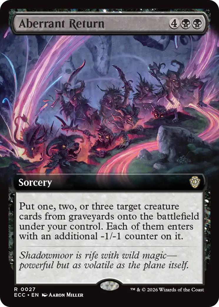 Aberrant Return [27] [Extended Art] [Lorwyn Eclipsed: Commander] [Non-Foil]