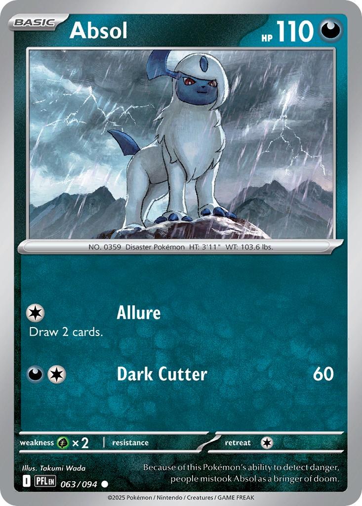 Absol - 063/094 - Common [me02-063] [Non-Holo]