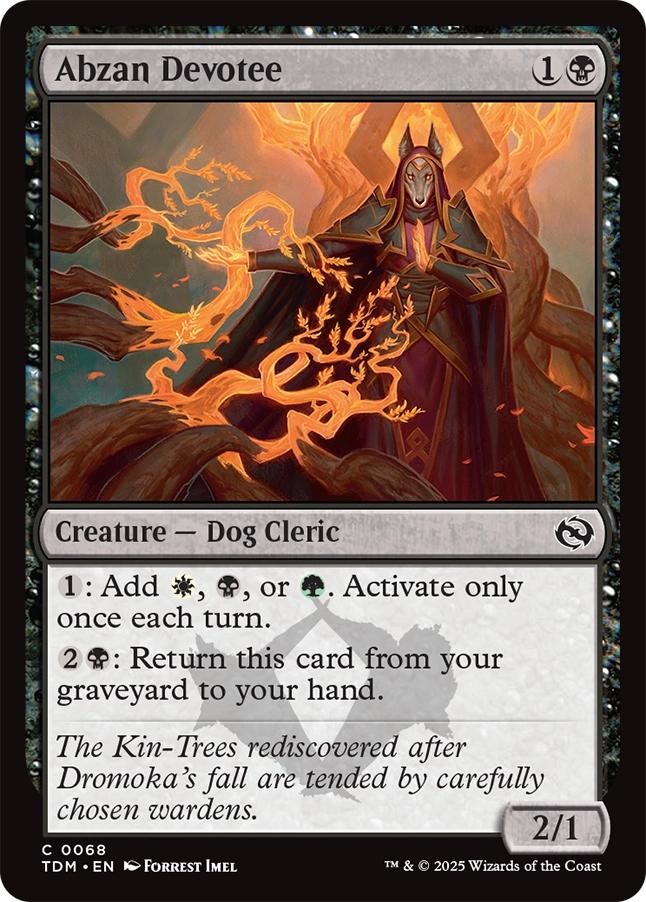 Abzan Devotee [68] [Tarkir: Dragonstorm] [Non-Foil]