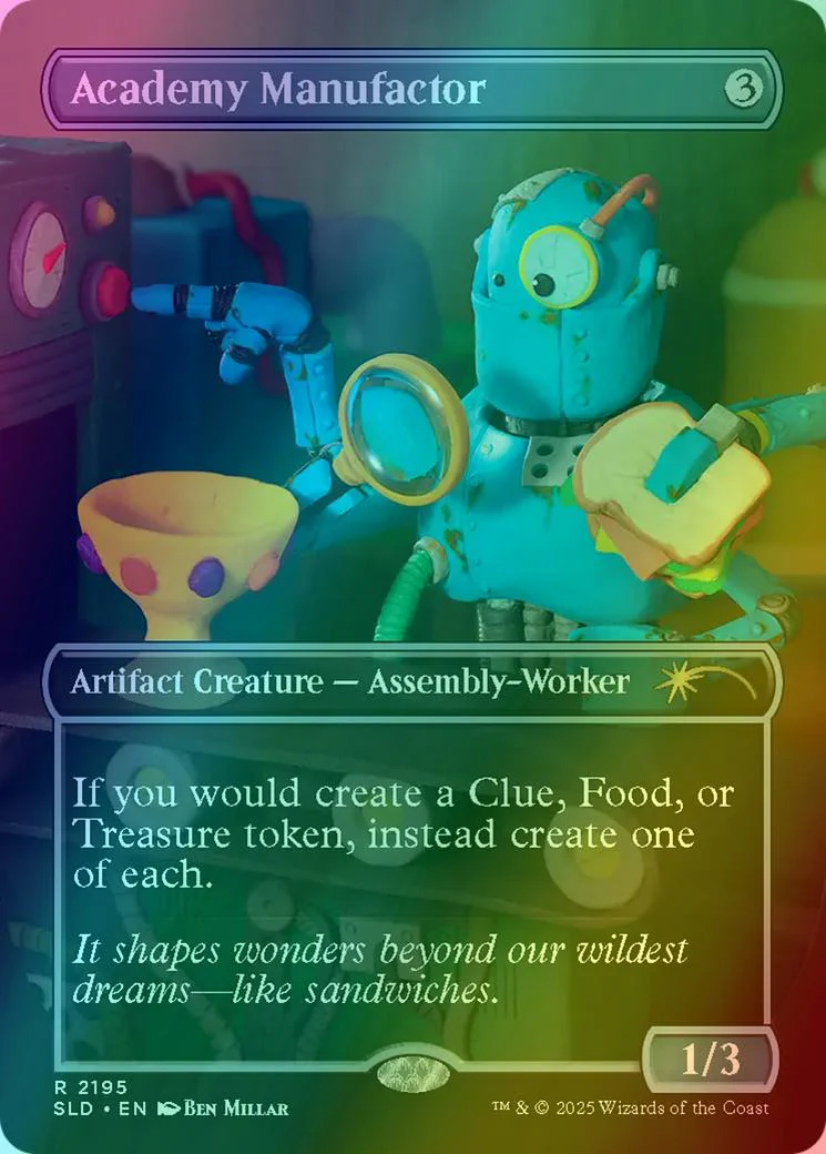 Academy Manufactor [2195] [Borderless] [Play-Doh] [Secret Lair Drop] [Rainbow Foil]