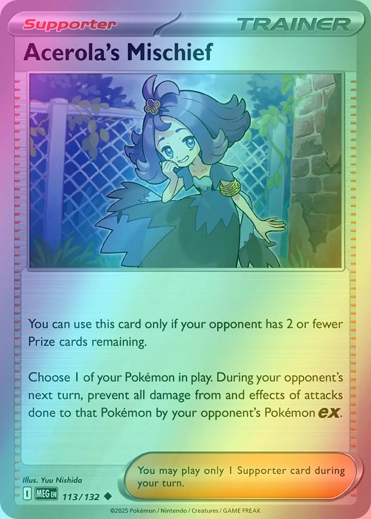 Acerola's Mischief - 113/132 - Uncommon [me01-113] [Reverse Holo]