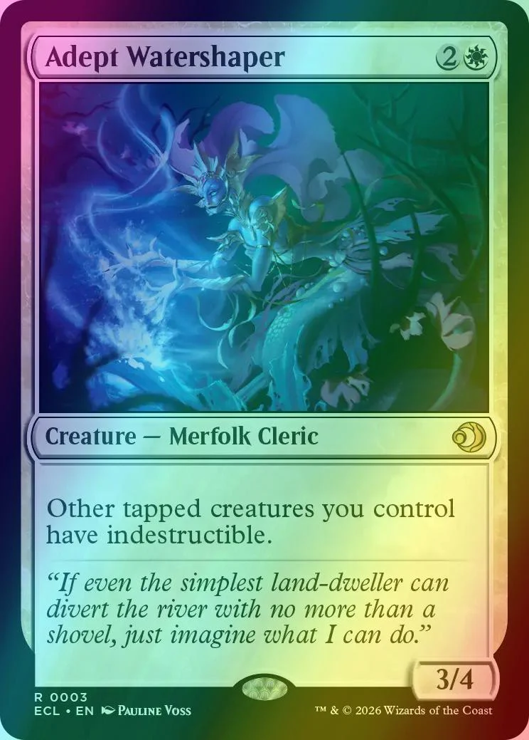 Adept Watershaper [3] [Lorwyn Eclipsed] [Foil]