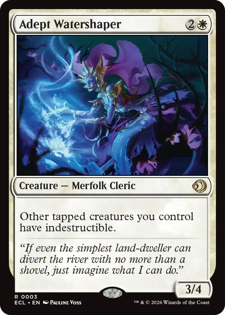 Adept Watershaper [3] [Lorwyn Eclipsed] [Non-Foil]
