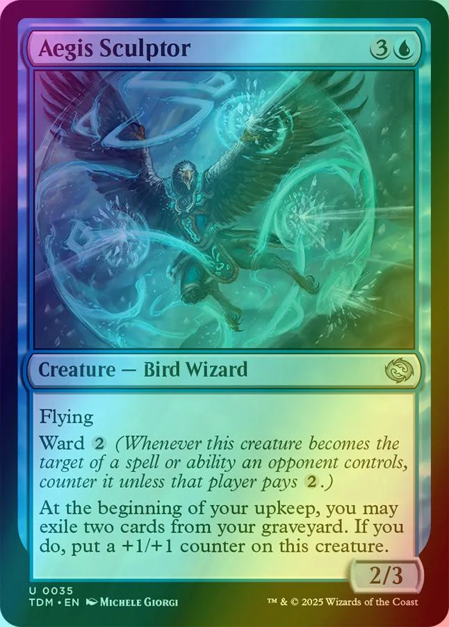 Aegis Sculptor [35] [Tarkir: Dragonstorm] [Foil]