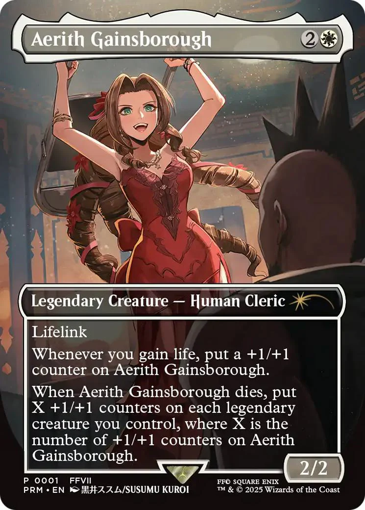 Aerith Gainsborough [2025-3] [Borderless] [FFVII] [Pro Tour Promos] [Non-Foil]