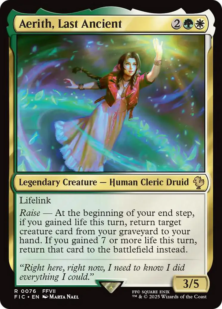 Aerith, Last Ancient [76] [FINAL FANTASY: Commander] [Non-Foil]