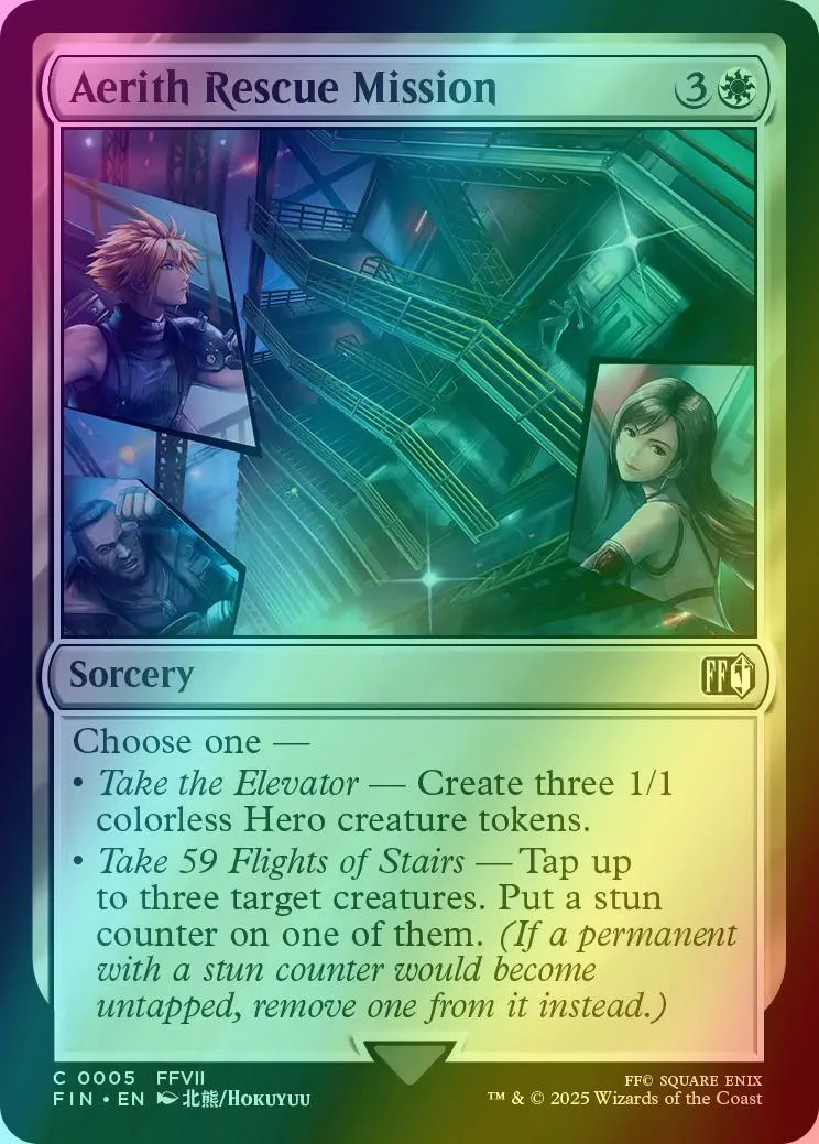 Aerith Rescue Mission [5] [FINAL FANTASY] [Foil]