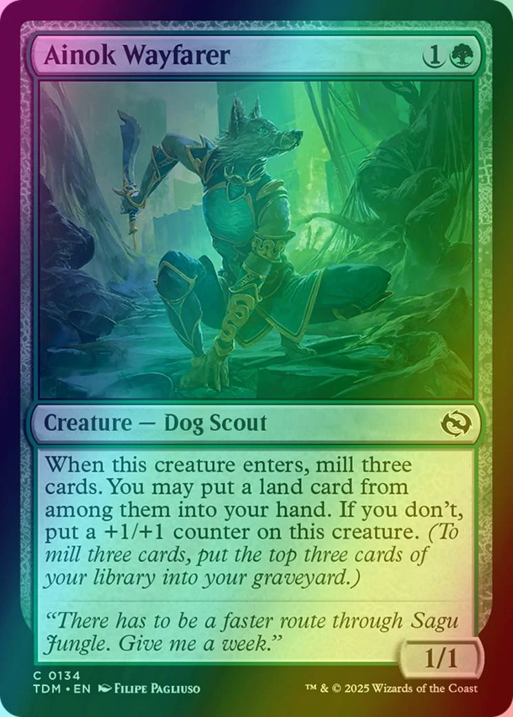 Ainok Wayfarer [134] [Tarkir: Dragonstorm] [Foil]