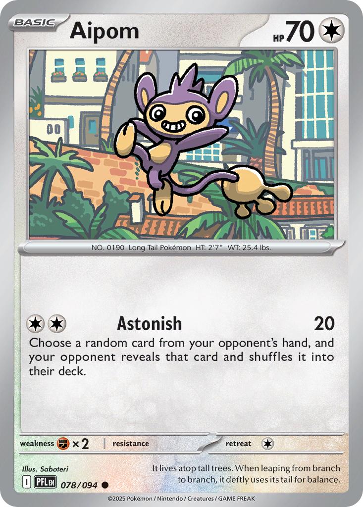 Aipom - 078/094 - Common [me02-078] [Non-Holo]