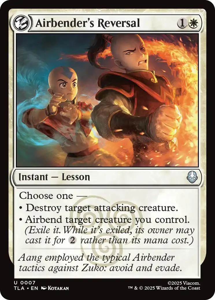 Airbender's Reversal [7] [Avatar: The Last Airbender] [Non-Foil]