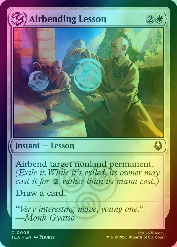 Airbending Lesson [8] [Avatar: The Last Airbender] [Foil]