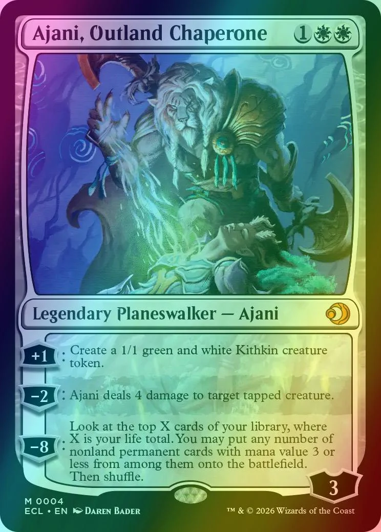 Ajani, Outland Chaperone [4] [Lorwyn Eclipsed] [Foil]