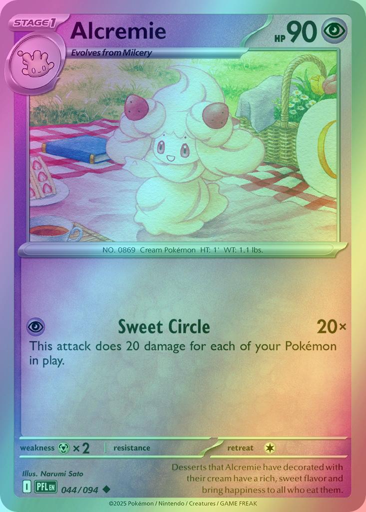 Alcremie - 044/094 - Uncommon [me02-044] [Reverse Holo]