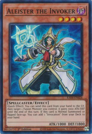 Aleister the Invoker - Alternate Art - RA04-EN024 - Super Rare - 1st Edition