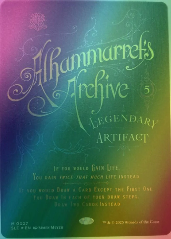 Alhammarret's Archive [0027] [Borderless] [Encyclopedia of Magic] [Secret Lair Countdown] [Foil]