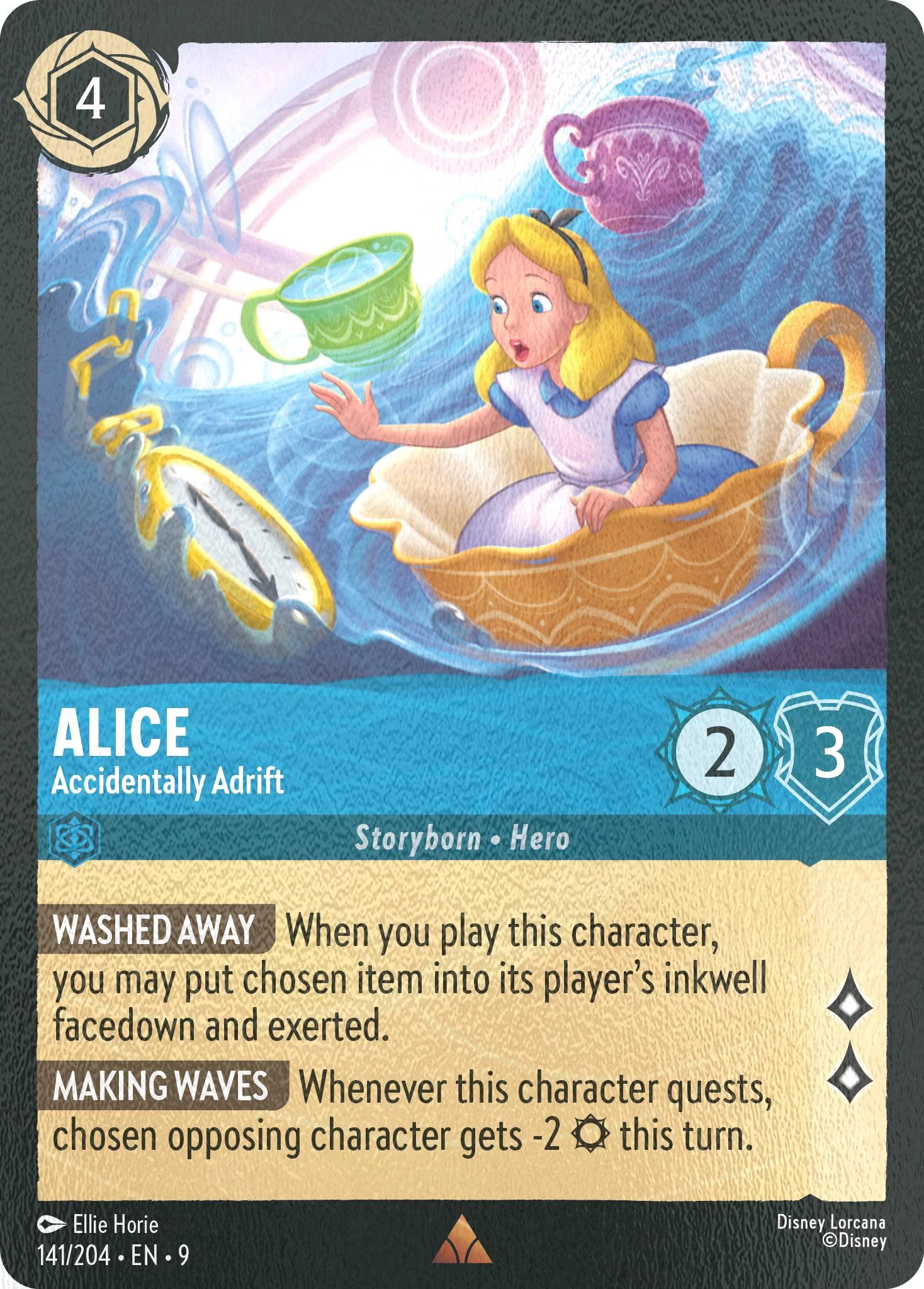 Alice - Accidentally Adrift - 141/204 [Fabled] [Cold Foil]