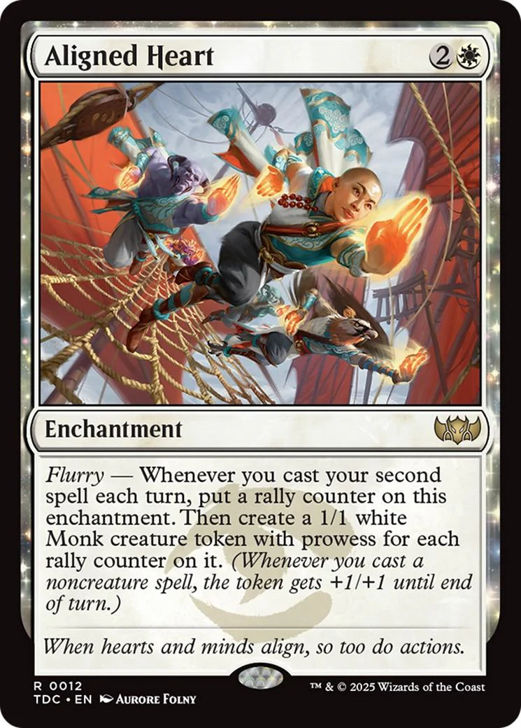 Aligned Heart [12] [Tarkir: Dragonstorm: Commander] [Non-Foil]