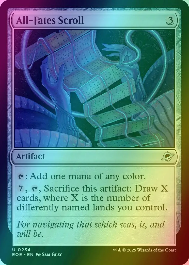 All-Fates Scroll [234] [Edge of Eternities] [Foil]