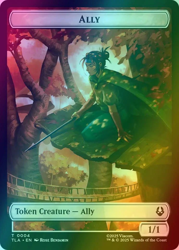 Ally Token (04) // Clue Token (15) [Avatar: The Last Airbender: Tokens] [Foil]