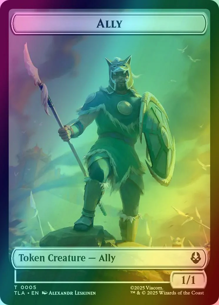 Ally Token (05) // Clue Token (14) [Avatar: The Last Airbender: Tokens] [Foil]