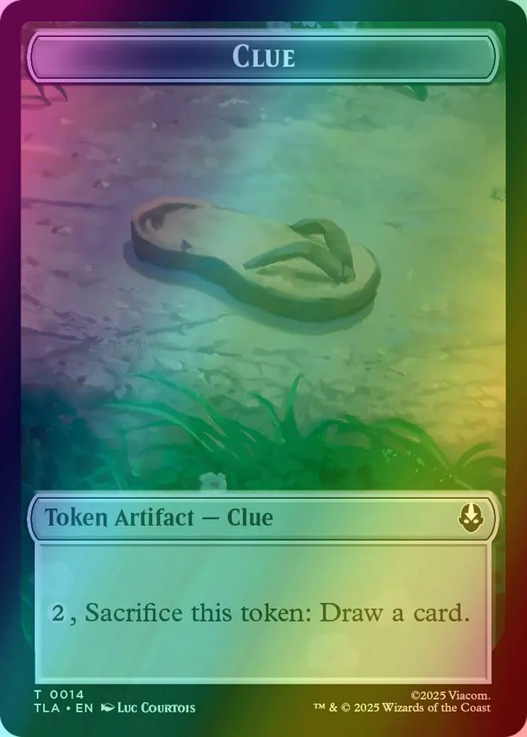 Ally Token (05) // Clue Token (14) [Avatar: The Last Airbender: Tokens] [Foil] - Image 2