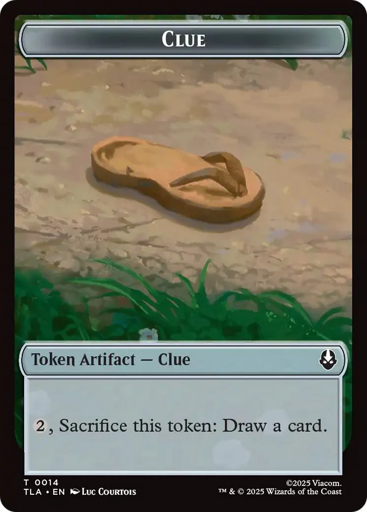 Ally Token (05) // Clue Token (14) [Avatar: The Last Airbender: Tokens] [Non-Foil] - Image 2