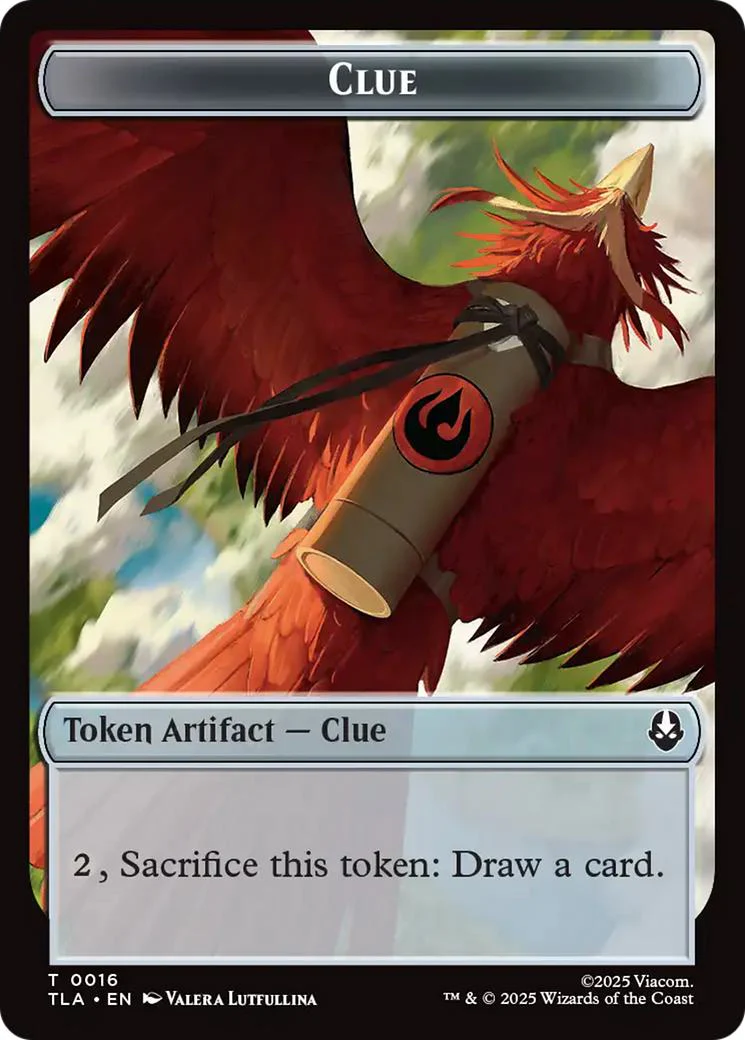 Ally Token (08) // Clue Token (16) [Avatar: The Last Airbender: Tokens] [Non-Foil] - Image 2