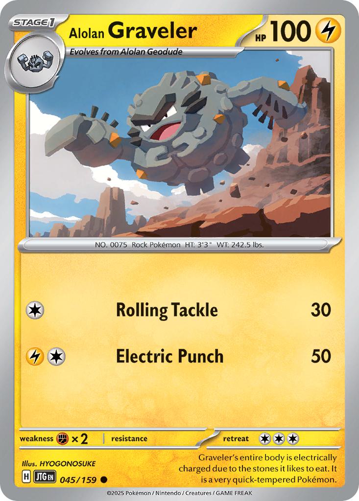 Alolan Graveler - 045/159 - Common [sv09-045] [Non-Holo]