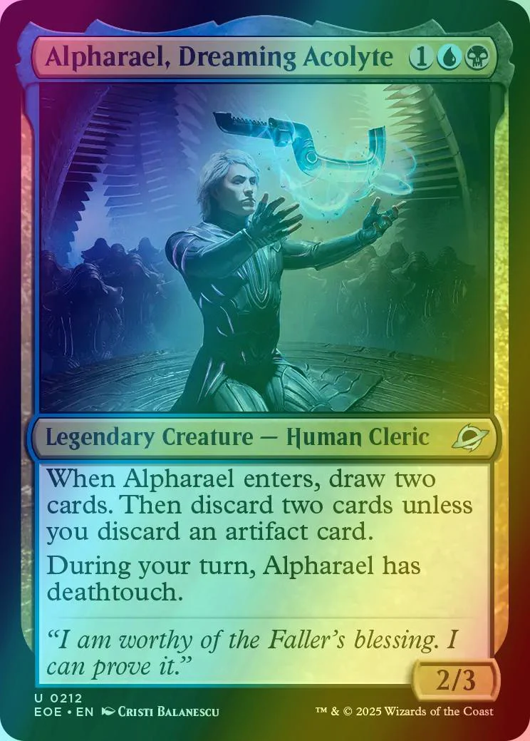 Alpharael, Dreaming Acolyte [212] [Edge of Eternities] [Foil]