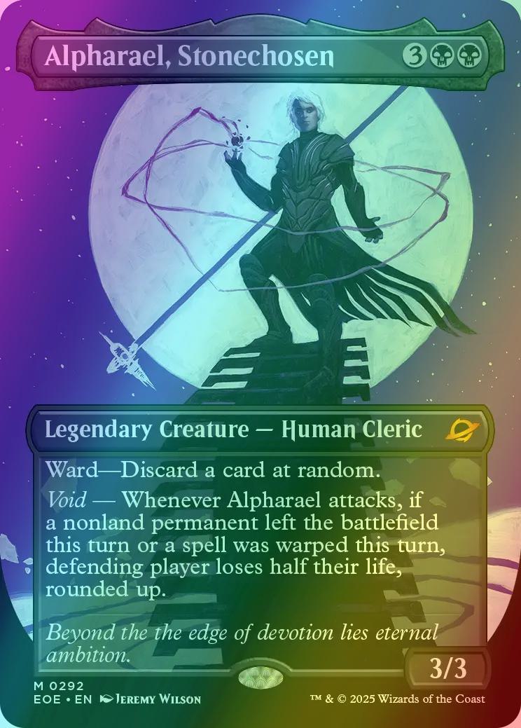 Alpharael, Stonechosen [292] [Borderless] [Triumphant] [Edge of Eternities] [Foil]