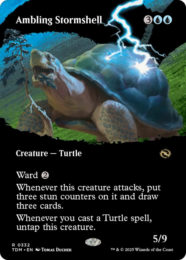 Ambling Stormshell [332] [Borderless] [Clan] [Tarkir: Dragonstorm] [Non-Foil]