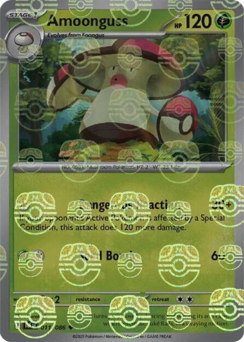 Amoonguss - Master Ball Pattern - 011/086 - Uncommon [sv105b-011] [Reverse Holo]