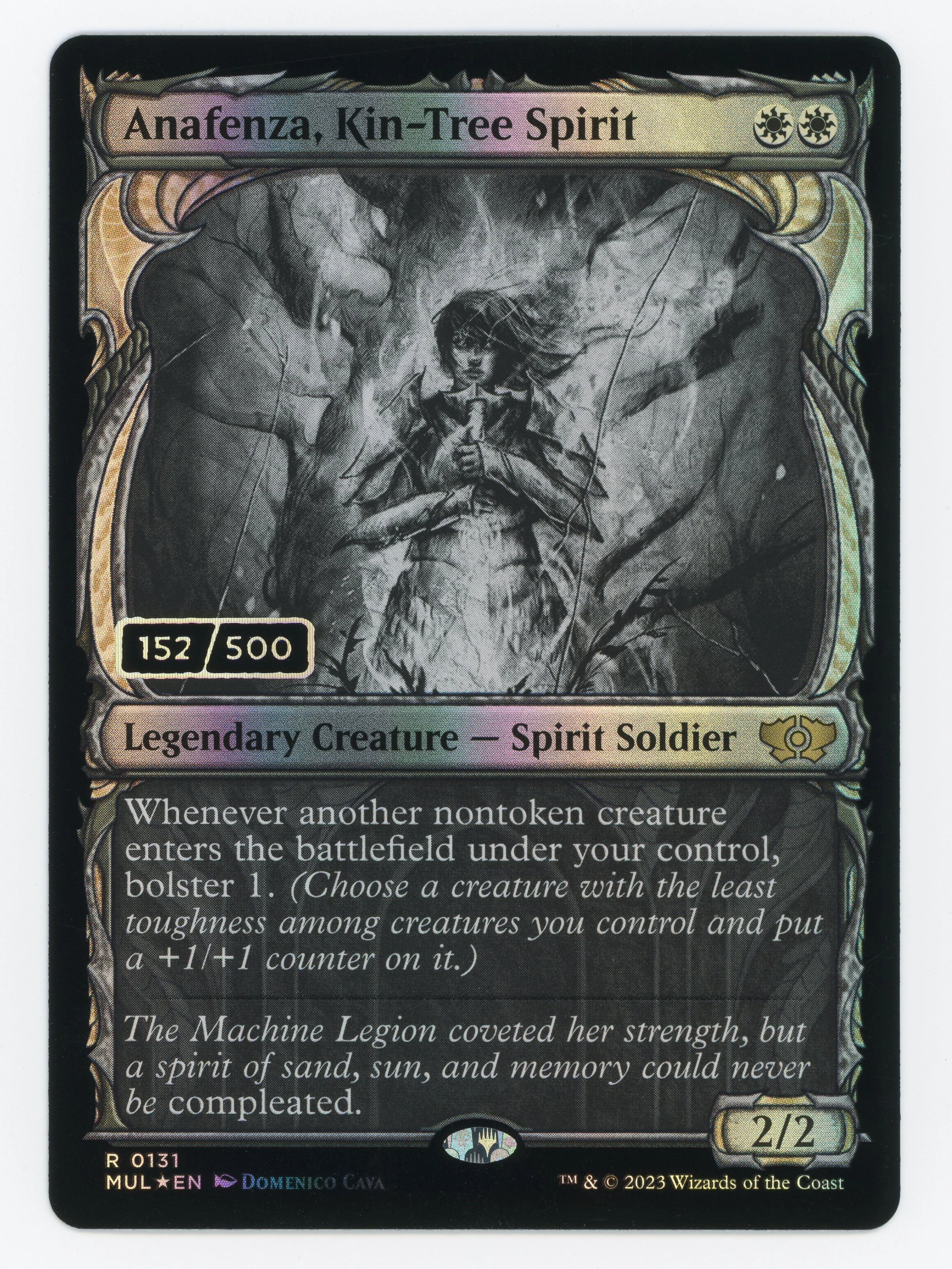Anafenza, Kin-Tree Spirit - Serial Numbered - 152/500 - Planar Showcase - Foil - Scan 15152