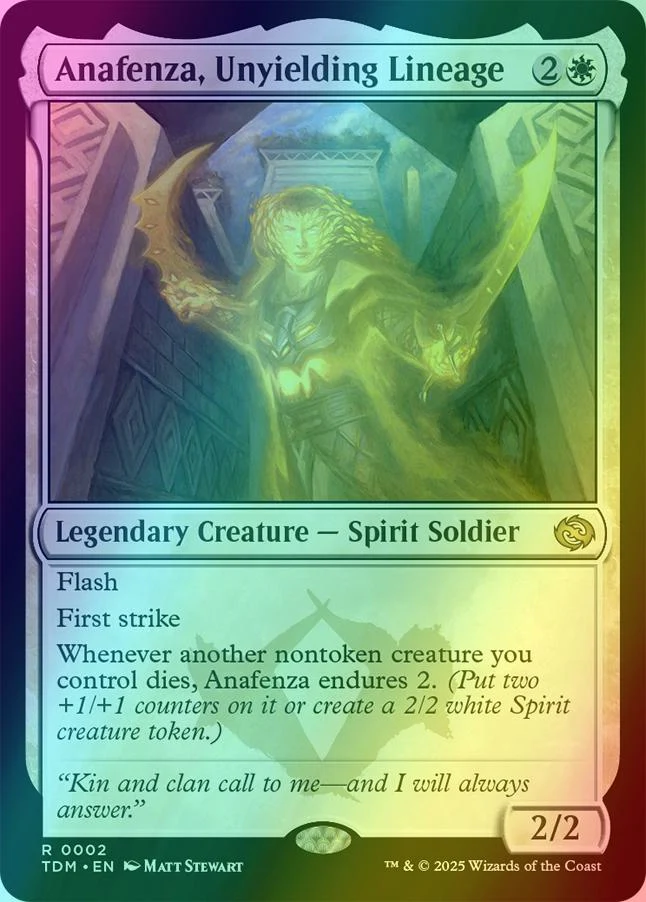 Anafenza, Unyielding Lineage [2] [Tarkir: Dragonstorm] [Foil]
