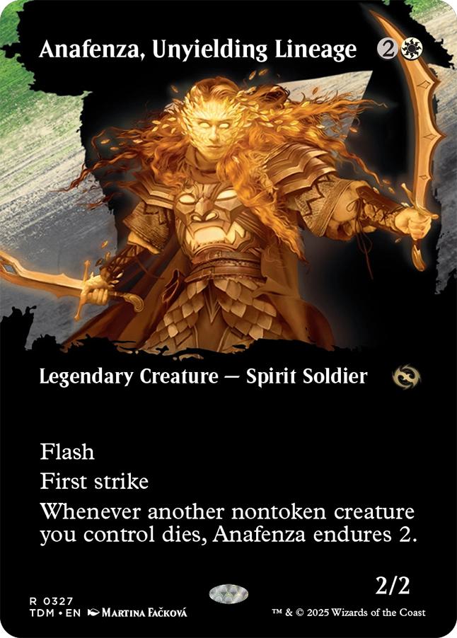 Anafenza, Unyielding Lineage [327] [Borderless] [Clan] [Tarkir: Dragonstorm] [Non-Foil]