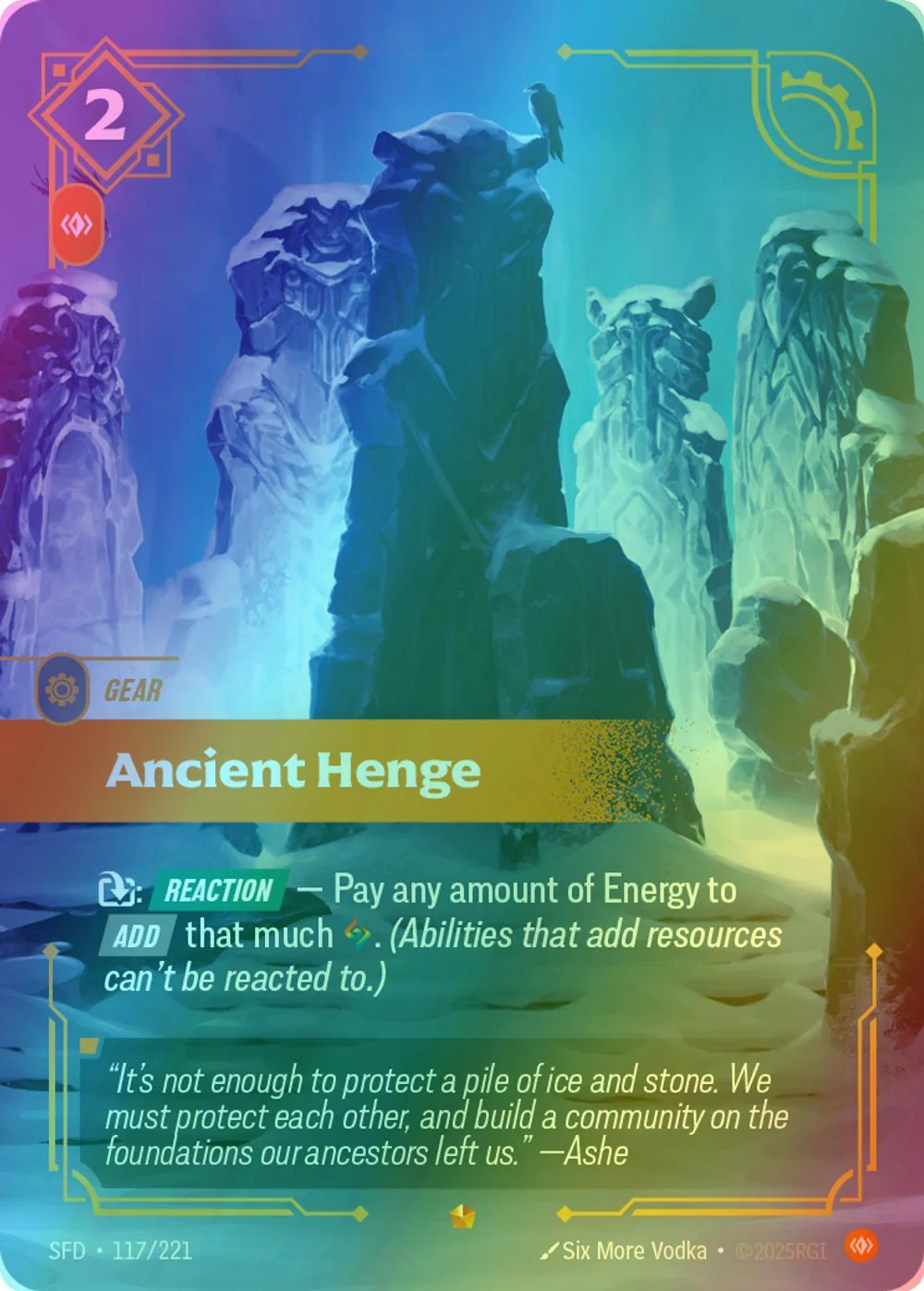 Ancient Henge - 117/221 [Spiritforged] [Foil]