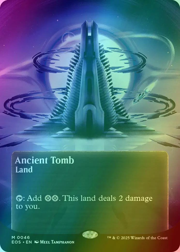 Ancient Tomb [46] [Borderless] [Poster] [Edge of Eternities: Stellar Sights] [Foil]